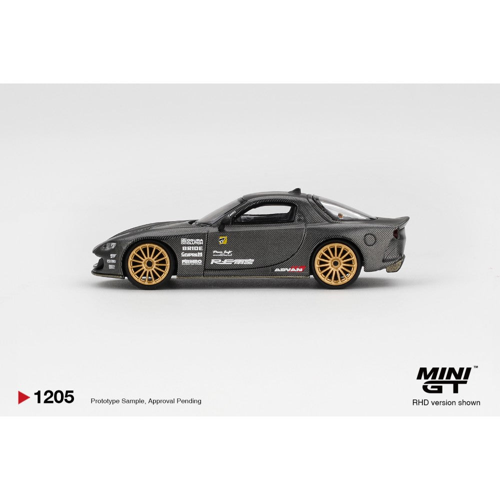 Pre-Order - 1:64 MINI GT Mazda RX-7 Re-Amemiya Matsukiyo Koku 3 Rotor NA-7 TAS 2025 Best Tuned Car Award (Rhd) MGT01205-R Stocks Due Sept / Oct 2026