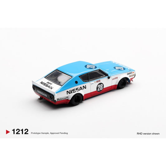Pre-Order – Nissan Skyline Kenmeri Liberty Walk Nissan Racing '75 Concept (RHD) MGT01212-R Stocks Due Oct / Nov 2026 1:64 Mini GT Diecast Model Stocks Due Oct / Nov 2026