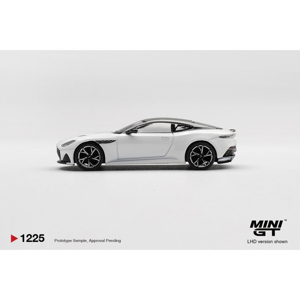 Pre-Order – Aston Martin DBS Stratus White (LHD) 1:64 Mini GT Model Car (MGT01225-L) Stocks Due Nov / Dec 2026