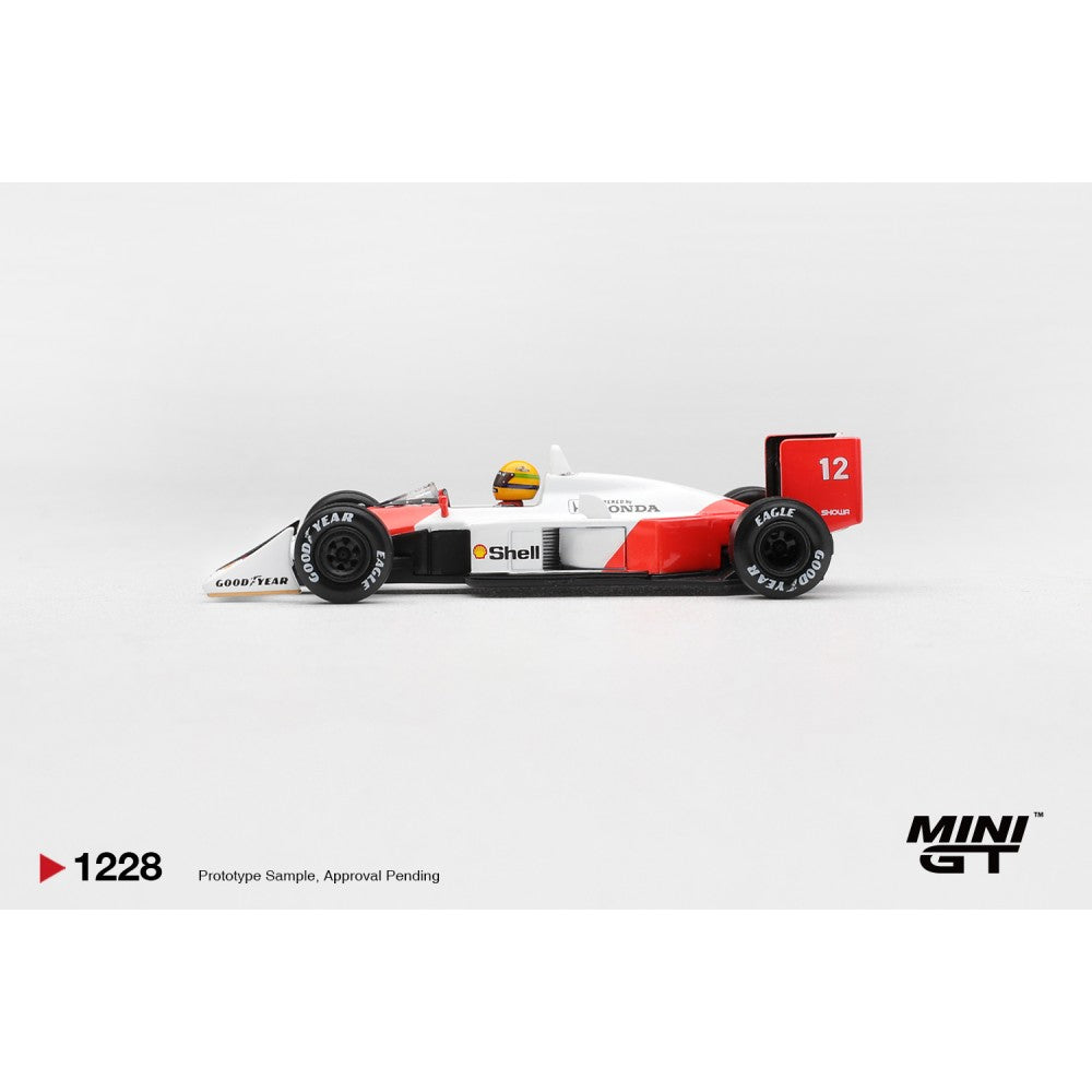 Pre-Order – McLaren MP4/4 No.12 Ayrton Senna 1988 Canadian Grand Prix Winner 1:64 Mini GT Model Car (MGT01228-L) Stocks Due Feb / Mar 2027
