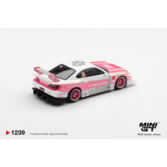 Pre-Order – LB-Super Silhouette Nissan Silvia (S15) Amoculture (RHD) 1:64 Mini GT Model Car (MGT01239-R) ETA Jan / Feb 2027