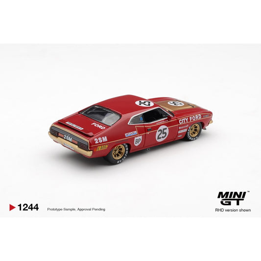 Pre-Order – Ford XB Falcon GT No.25 1975 Bathurst 1000 (RHD) Australia Exclusive 1:64 Mini GT Model Car (MGT01244-R) ETA Jan / Feb 2027