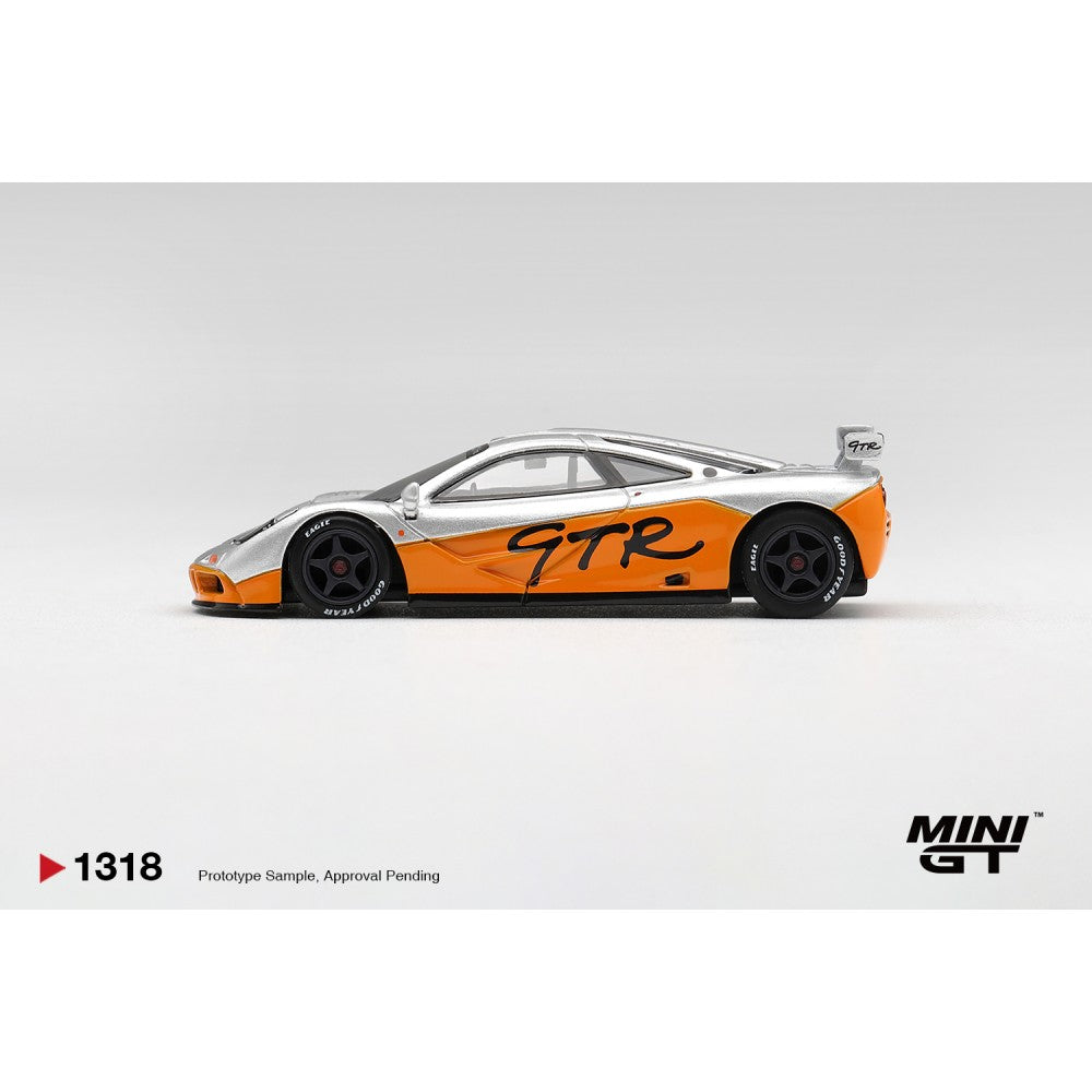 Pre-Order – McLaren F1 GTR 1995 Presentation Blister Packaging 1:64 Mini GT Model (MGT01318-BL) Stocks Due Mar / Apr 2027