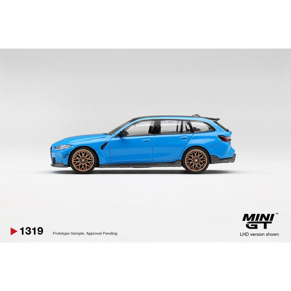Pre-Order – BMW M3 M Performance Touring Riviera Blue (RHD) 1:64 Mini GT Model (MGT01319-R) Stocks Due Mar / Apr 2027
