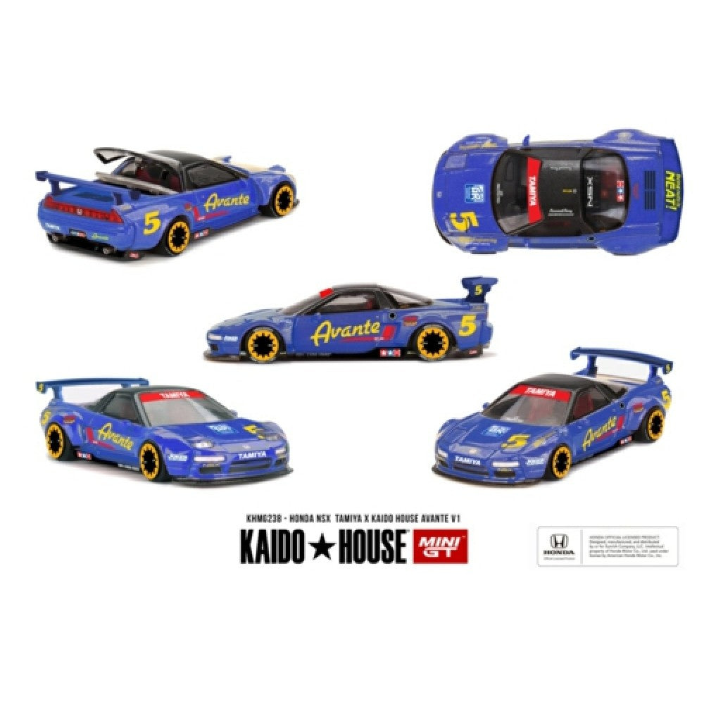 Pre-Order - 1:64 MINI GT Honda NSX Tamiya X Kaido House Avante V1 MGTKHMG238 Stocks Due May / Jun 2026