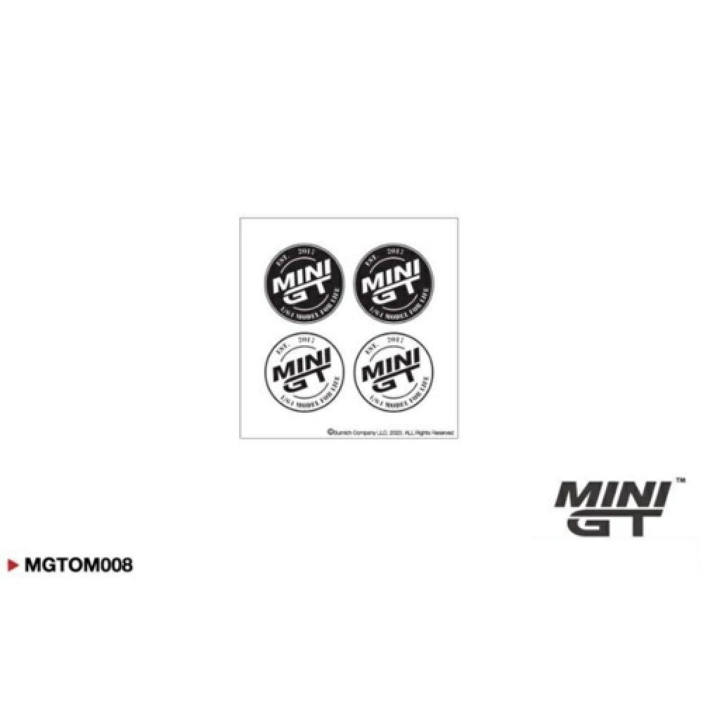 Available to Order – Round Logo Mini Sticker Set (9.5x9.5cm) Mini GT Model (MGTOM008)