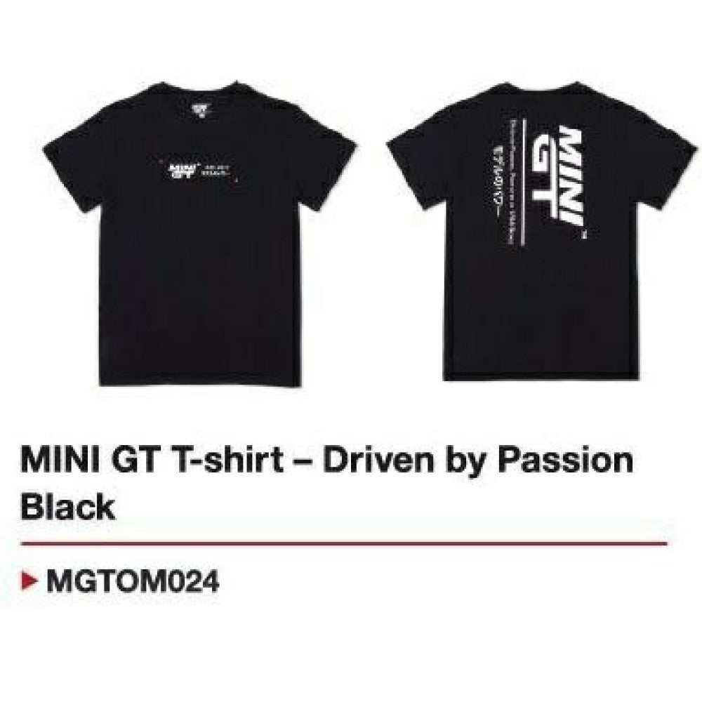 Available to Order – T-shirt - Driven by Passion Black - Xl Mini GT Model (MGTOM024-XL)