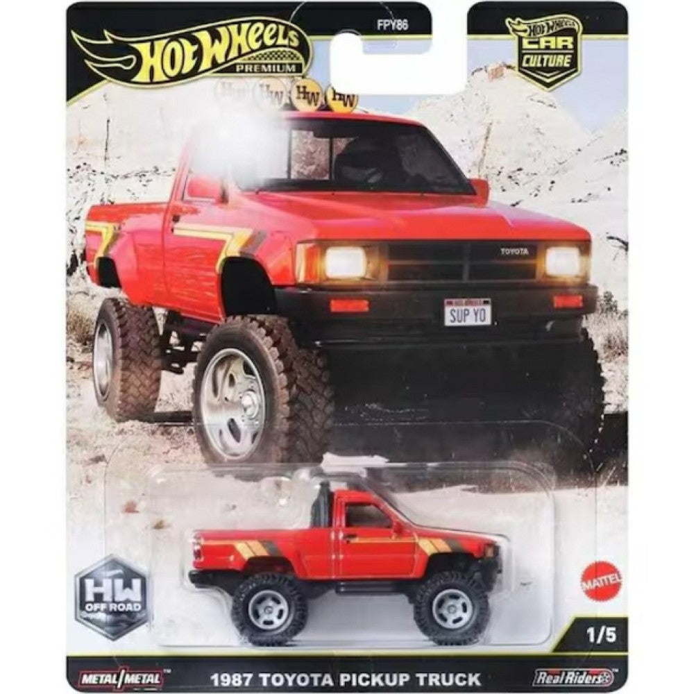 Available to Order – Hot Wheels Hw Off Road 1987 Toyota Pickup Truck 1/5 Mattel Toys Model (MHWFPY86-JBK73)