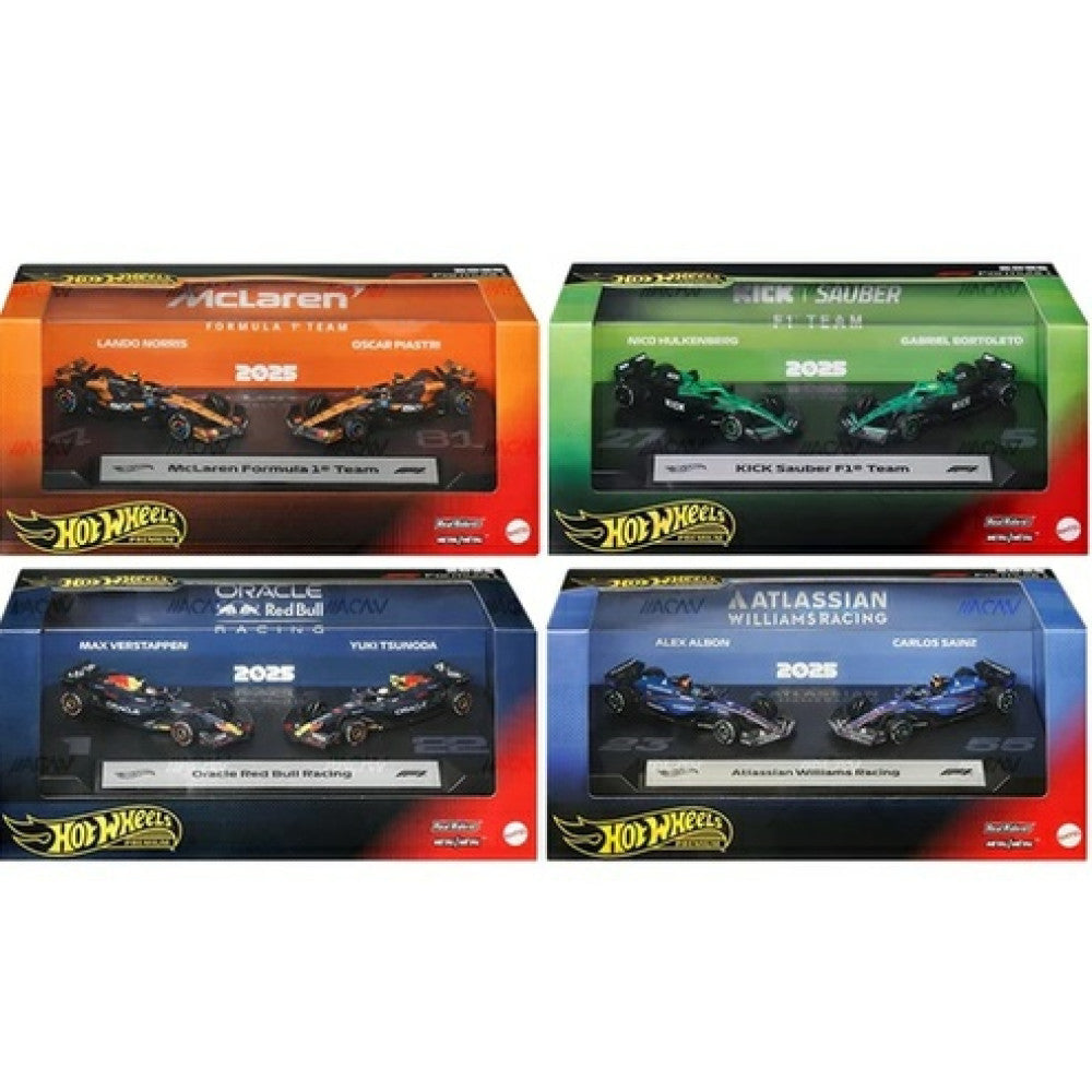 Available To Order – MHWJMM89-956B - 956A X4 Hotwheels Formula 1 2-pack 2026 Mix 2 Hot Wheels Model (MHWJMM89-956B)