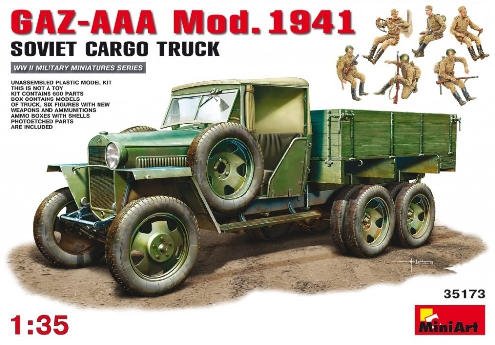 Available to Order – GAZ-AAA Cargo Truck Mod. 1941 1:35 (MIA 35173)