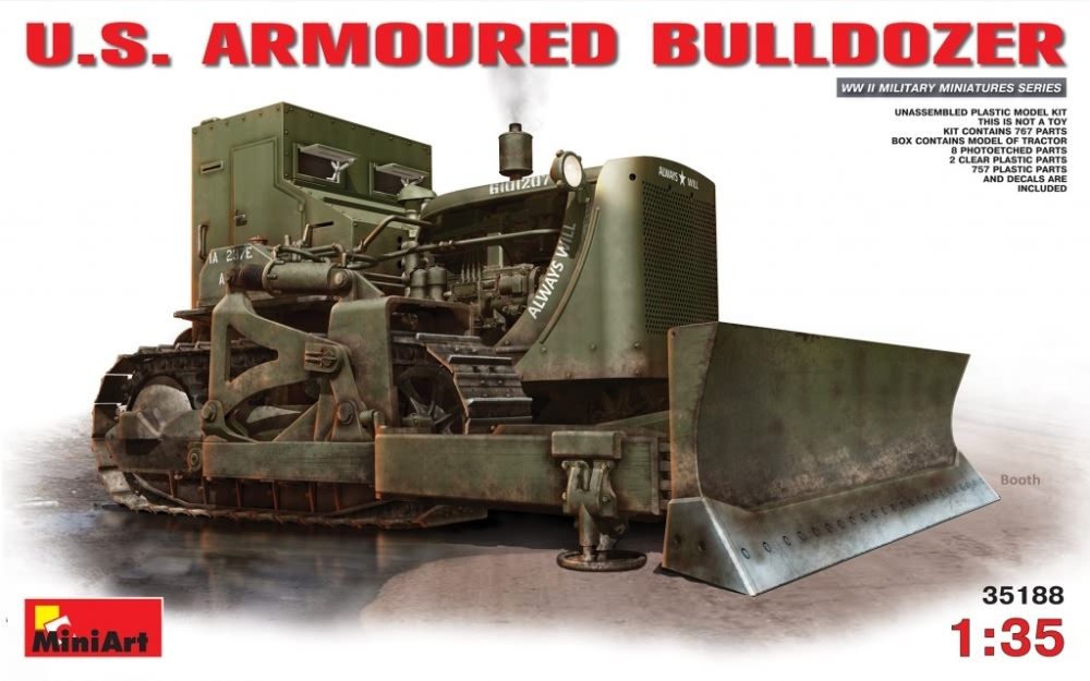 US Armoured Bulldozer 1:35 – diecast model
