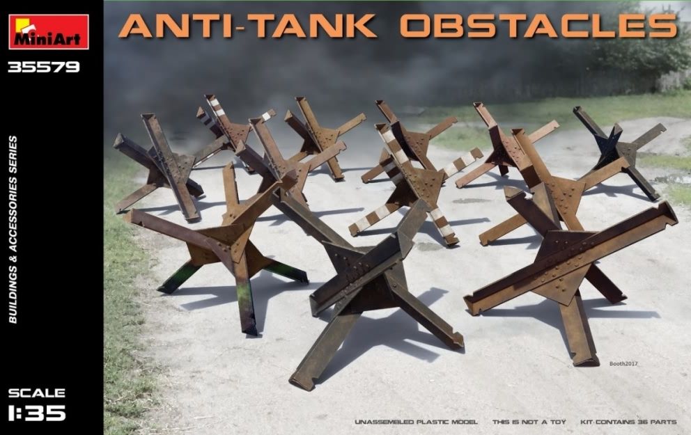 Anti-tank Obstacles 1:35 Miniart Model