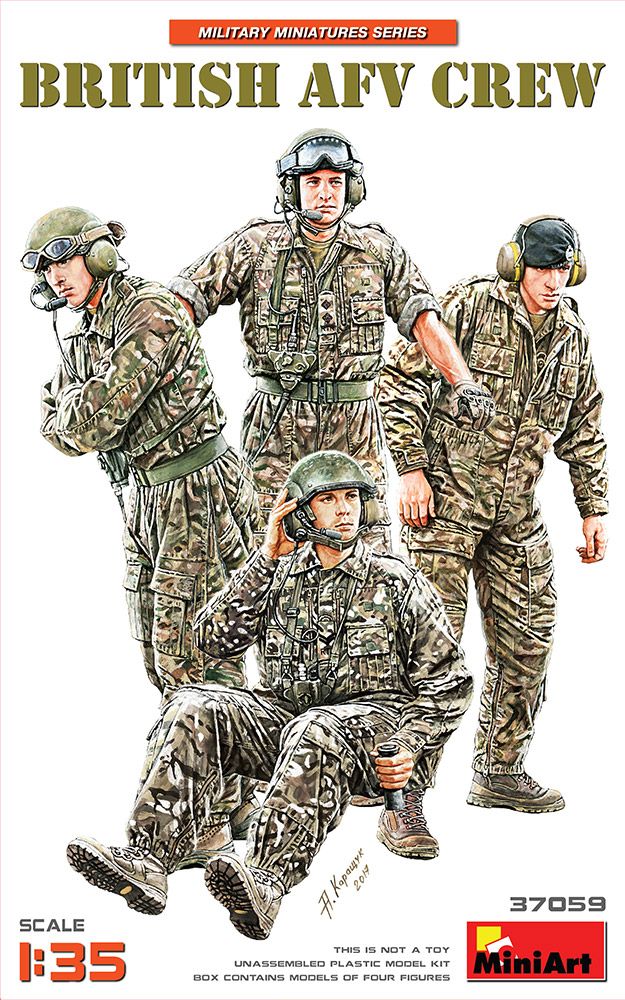 British AFV Crew 1:35 Miniart Model