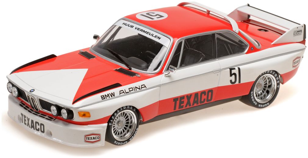 Bmw 3.0 Csl 1974, H. Vermeulen, Winner Zandvoort 1:18 Minichamps Model