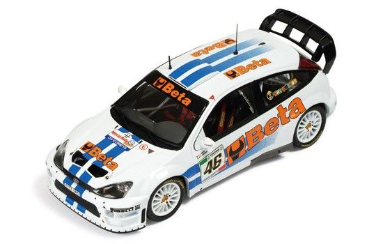 Available to Order – Ford Focus WRC 'Beta' Monza07 Rossi/Cassin 1:43 (MIN 400 078446)