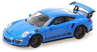 Available To Order – Porsche 911 Gt3 Rs 2015, Blue W/ Stripes 1:87 Minichamps Model (MIN 870 063227)