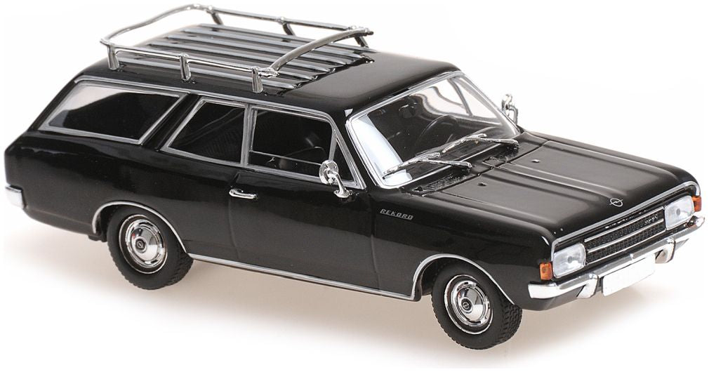 Opel Rekord C Caravan - 1969 - Black 1:43 Minichamps Model