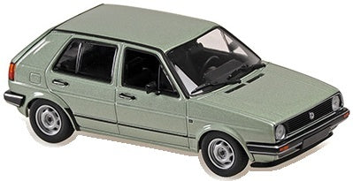 Volkswagen Golf Ii (4-Door) 1985 - Silver Green Metallic 1:43 Minichamps Model