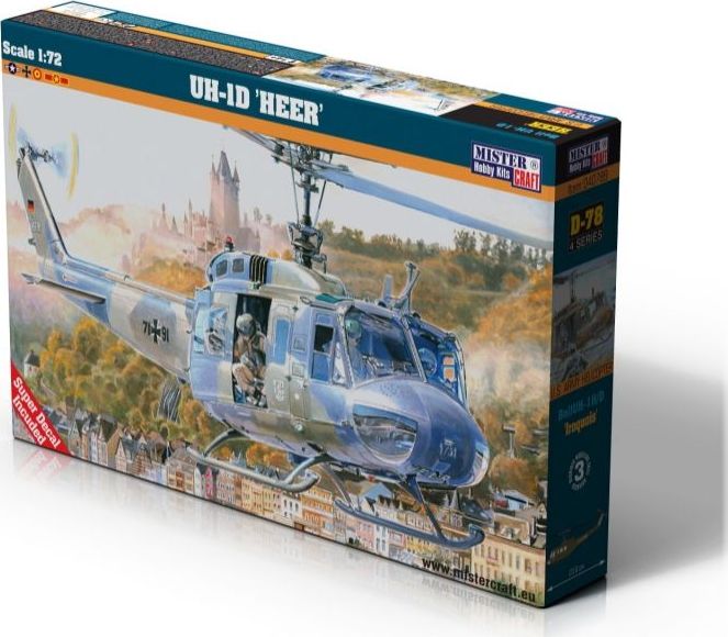 Available To Order – UH-1D Heer Kit 1:72 Mistercraft Kits Model (MIS MCD79)