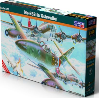 Available To Order – Me-262-1a Schwalbe Kit 1:72 Mistercraft Kits Model (MIS MCE60)