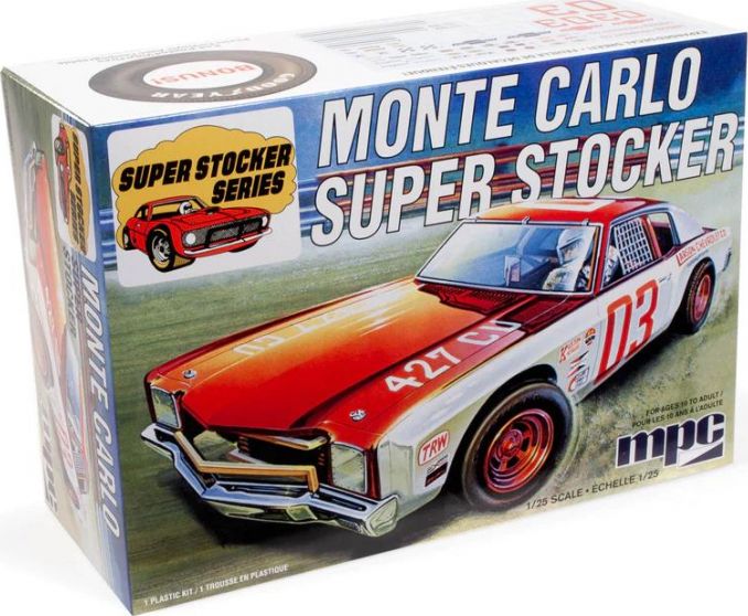 Available To Order – Chevy Monte Carlo Super Stocker 1971 1:25 MPC Model (MPC 962)