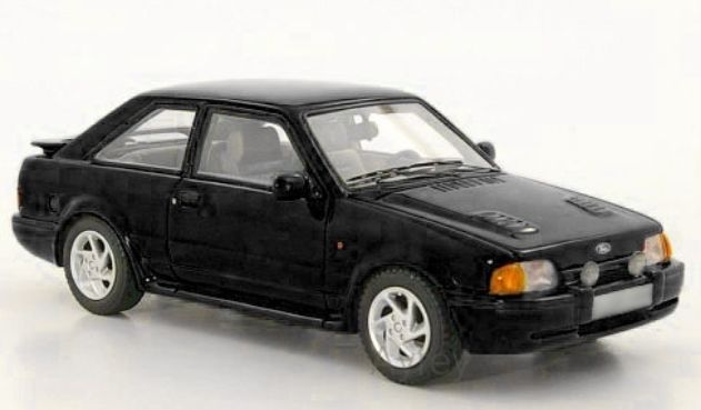 Available To Order – Ford Escort Mk4 RS Turbo Black 1986 1:43 Neo Scale Models (NEO 44952)