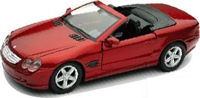 Available to Order – Mercedes Benz SL500 Red (Asst #50037BG) 1:32 New Ray Model (NEW 50873A)