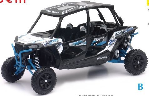 Available to Order – Polaris RZR XP Turbo EPS Blue/White (57845) 1:18 New Ray Model (NEW 57843B)