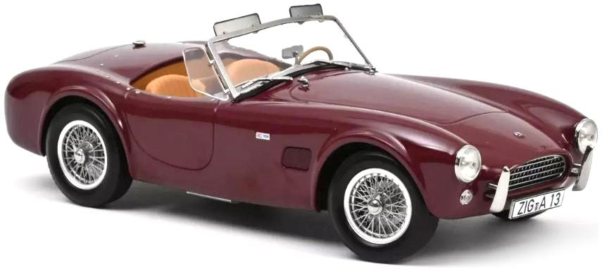 Available to Order – AC Cobra 289 1963 Dark Red 1:18 Norev Model (NOV 182758)