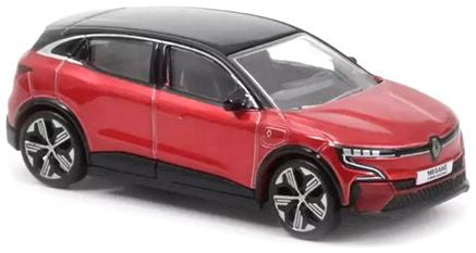 Available to Order – Renault Megane E-Tech 100% Electric 2022 Flame Red/Black 1:64 Norev Model (NOV 310928)