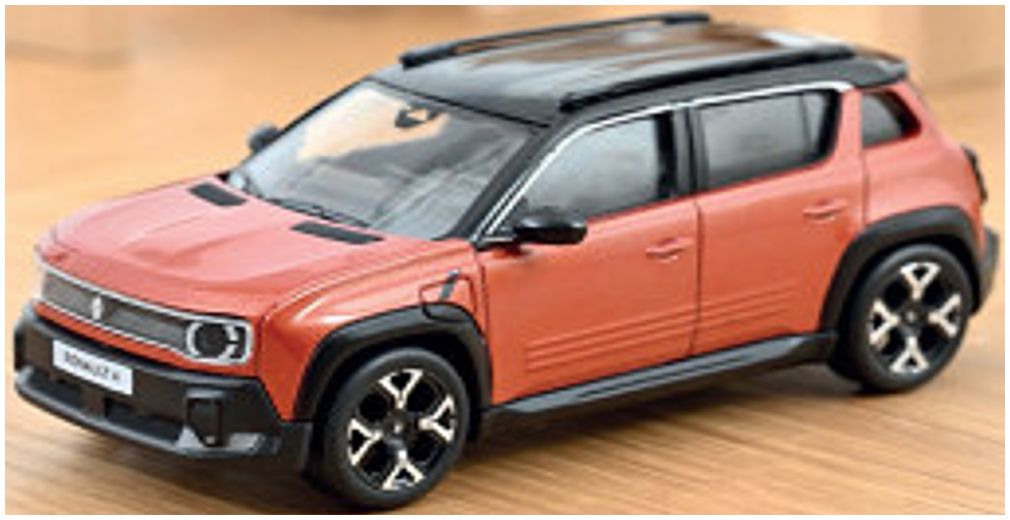 Available to Order – Renault 4 E-Tech Electric Terracotta Brown 2025 1:43 Norev Model (NOV 510064)