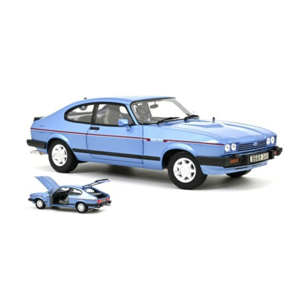 Available to Order - 1:18 NOREV Ford Capri Mk.III 2.8 Injection Rhd Paris Blue Metallic 1984 NV182764