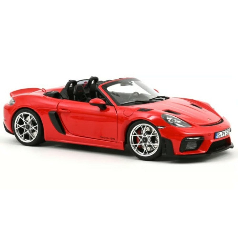 PRE ORDER STOCKS DUE SEPTEMBER / OCTOBER 2025 1:18 NOREV NV187271 2023 PORSCHE 718 SPYDER RS - GUARDS RED