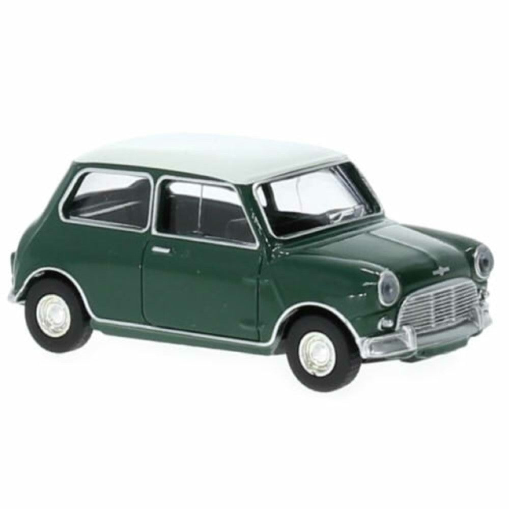 Available to Order - 1:64 NOREV 1964 Mini Cooper S Almond Green And White Roof NV310523