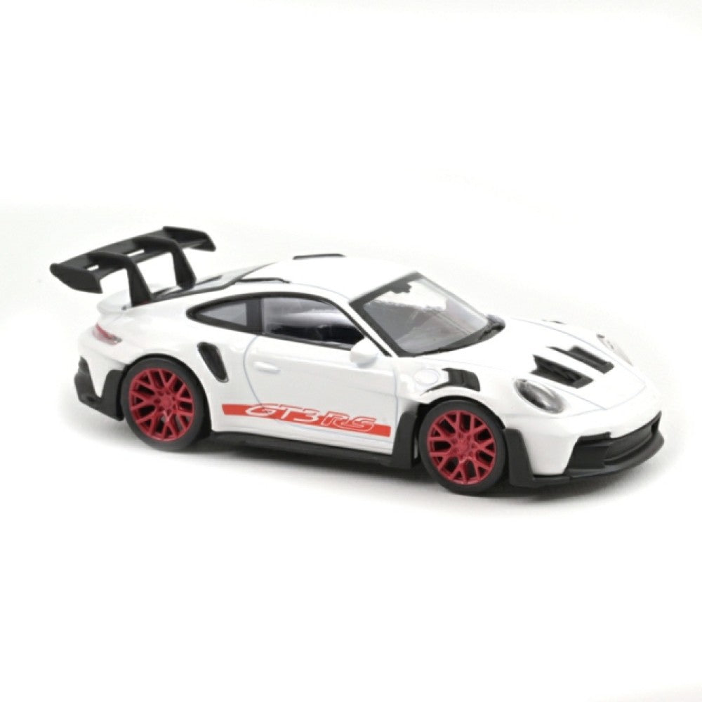 Available to Order - 1:43 NOREV 2022 Porsche 911 GT3 RS - White With Red Stickers NV750044