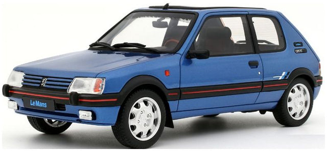 Available to Order – Peugeot 205 1.9 GTI Le Mans Miami Blue 1991 1:18 (OTT 1153)
