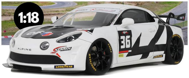 Available To Order – Alpine A110 GT4 + White Ultimate GT Endurance Cup 2024 1:18 (OTT 1201)