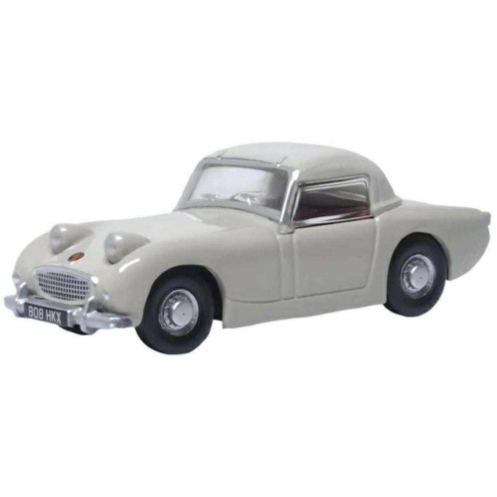 Available to Order – Nevada Beige Austin Healey Frogeye Sprite 1:76 Oxford Diecast Model (OX76AHF004)