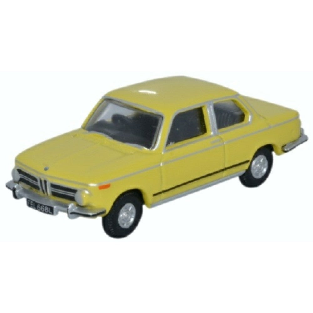 Available to Order – BMW 2002 Golf Yellow 1:76 Oxford Diecast Model (OX76BM02002)