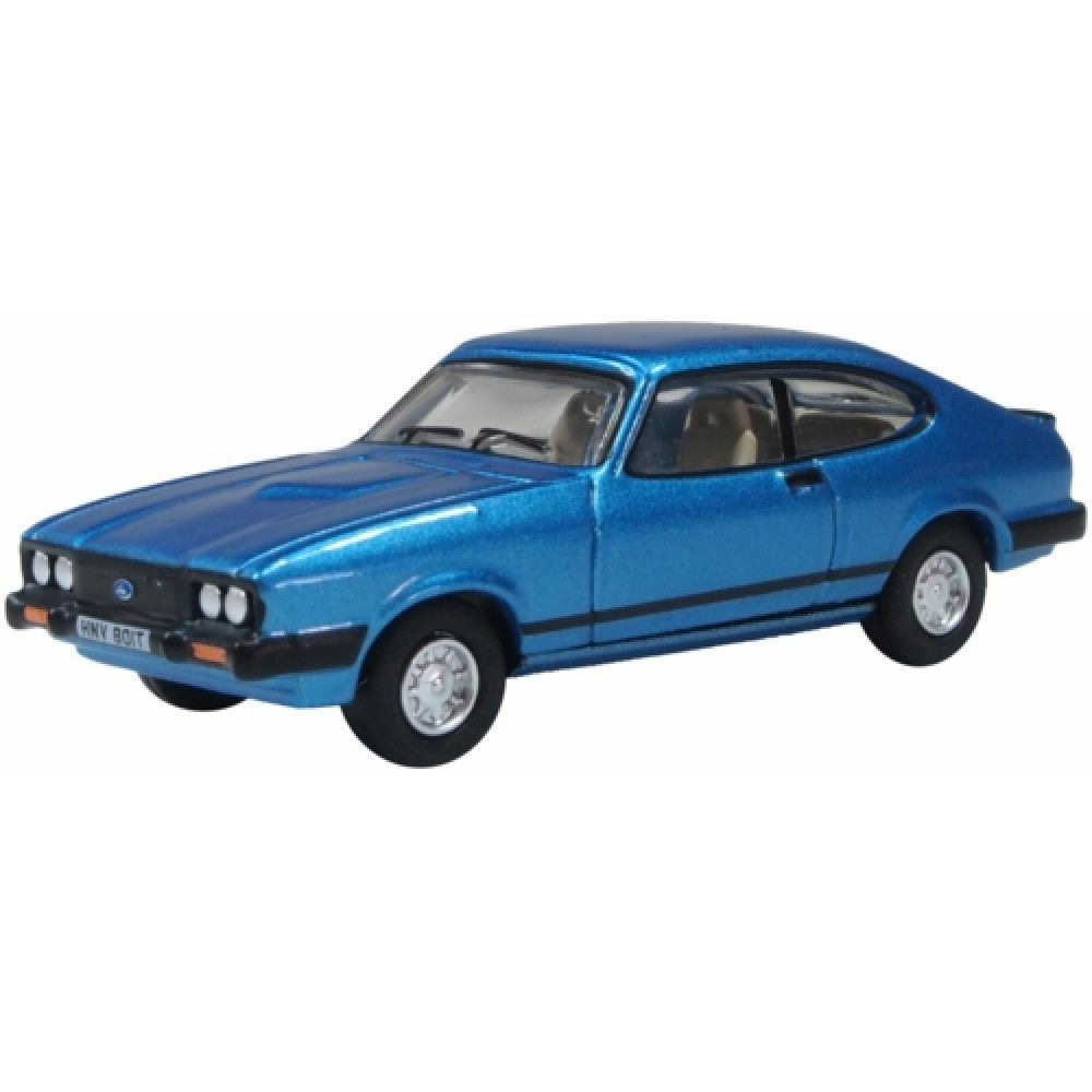 Available to Order – Ford Capri MK III Cosmos Blue Metallic 1:76 Oxford Diecast Model (OX76CAP010)