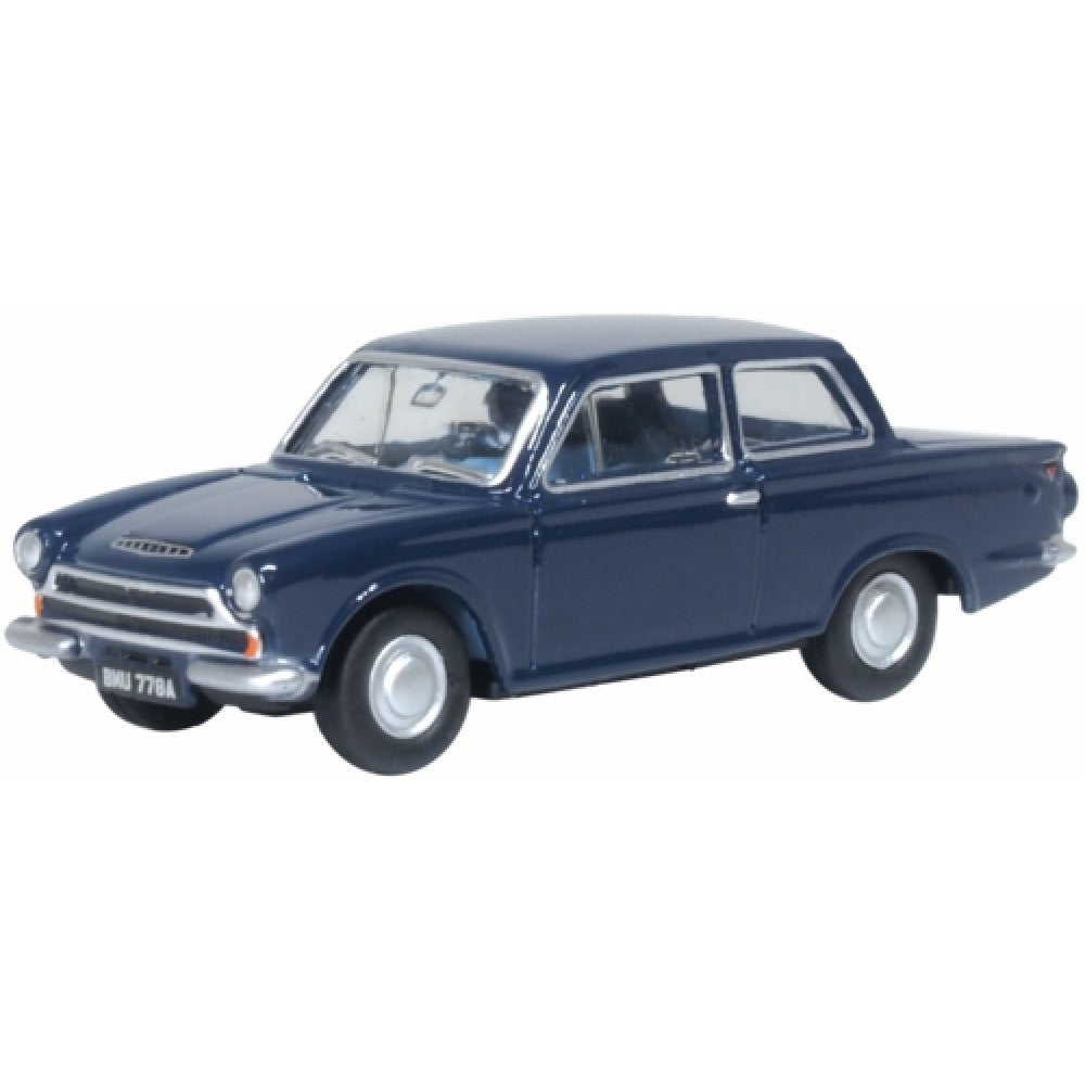 Available to Order – Ford Cortina MK1 Anchor Blue 1:76 Oxford Diecast Model (OX76COR1010)