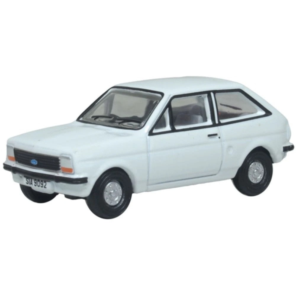 Available to Order – Ford Fiesta MK1 Diamond White 1:76 Oxford Diecast Model (OX76FF008)