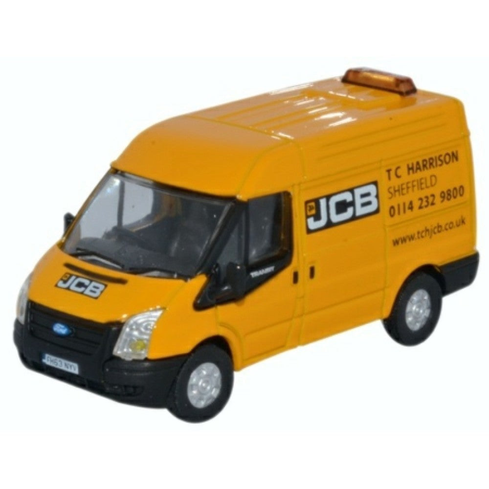 Available to Order – Ford Transit SWB Medium Roof JCB 1:76 Oxford Diecast Model (OX76FT027)