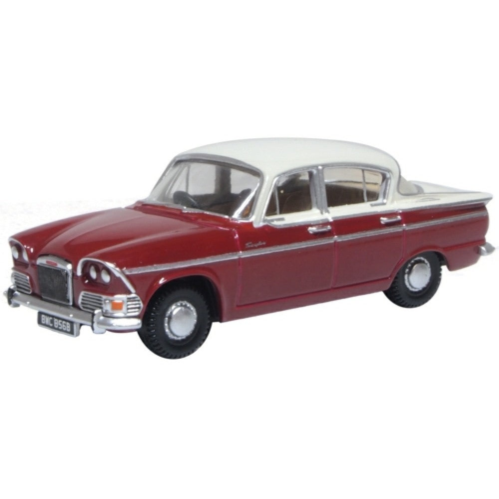 Available to Order – Humber Sceptre MK1 Pippin Red/pearl Grey 1:76 Oxford Diecast Model (OX76HS002)