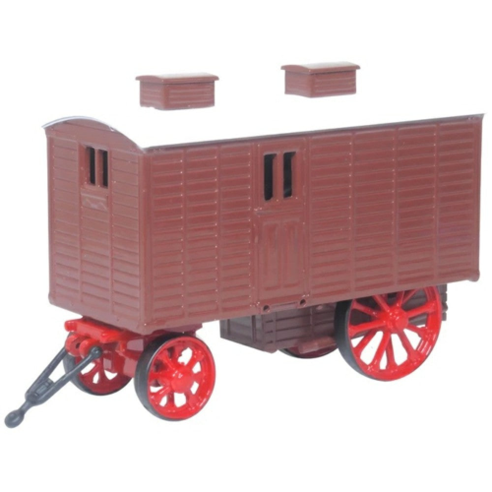 Available to Order – Living Wagon Brown 1:76 Oxford Diecast Model (OX76LW005)