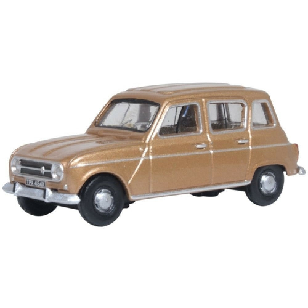 Available to Order – Marron Glace Renault 4 1:76 Oxford Diecast Model (OX76RN004)