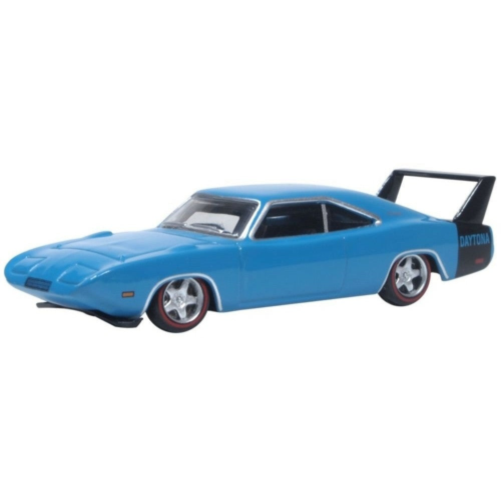 Available to Order – Dodge Charger Daytona 1969 Bright Blue 1:87 Oxford Diecast Model (OX87DD69004)