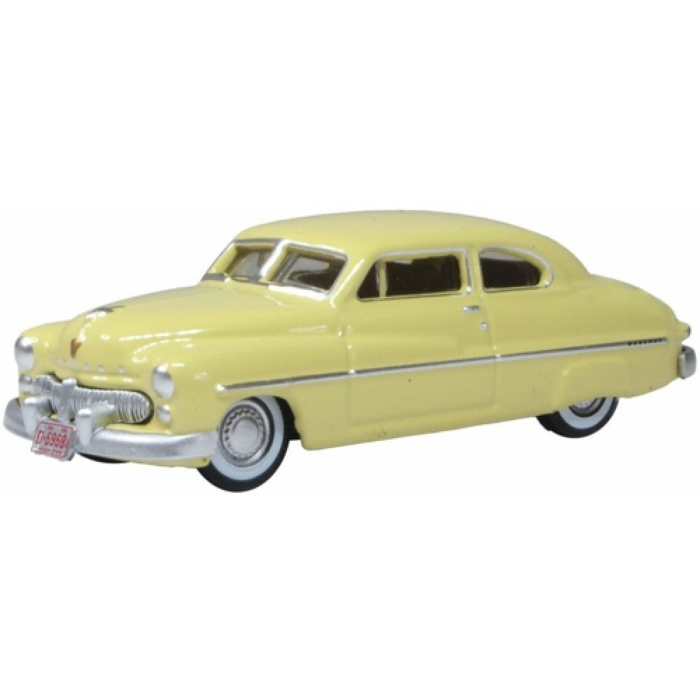 Available to Order – 1949 Mercury 8 Coupe Calabash Yellow 1:87 Oxford Diecast Model (OX87ME49011)