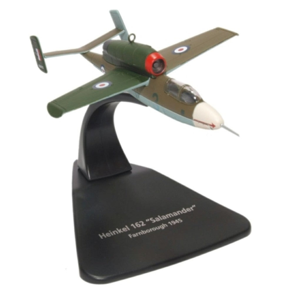 THIS ITEM IS AVAILABLE TO ORDER FROM OUR SUPPLIER - 1:72 OXFORD OXAC076 HEINKEL HE162 AIR MIN 61 W.NR.120072 RAF 1945