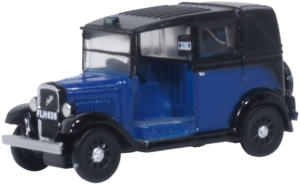 Austin Low Loader Taxi Oxford Blue 1:120 Oxford Diecast Model